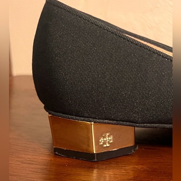 Tory Burch Regina Square Toe Low Block Heels - Picture 2 of 8